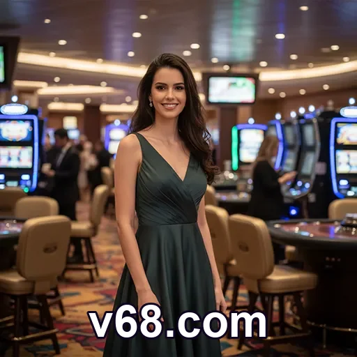 Tela de login ágil no app v68.com no celular