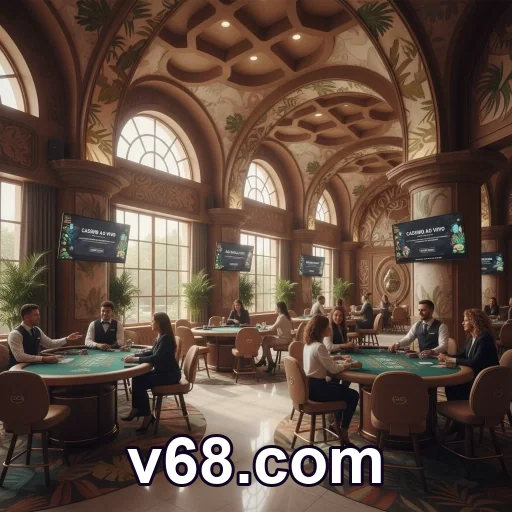 Suporte prático no celular com chat da v68.com