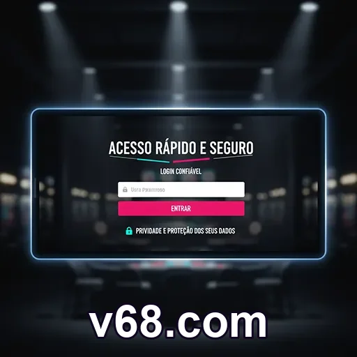 Suporte de login no v68.com para recuperar acesso pelo celular